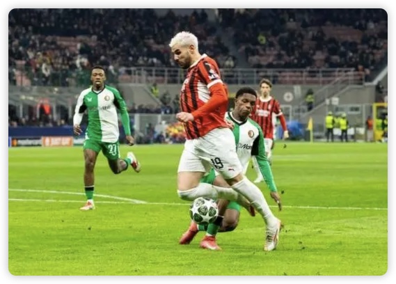 10人AC米蘭總分1-2費耶諾德 無緣晉級16強 