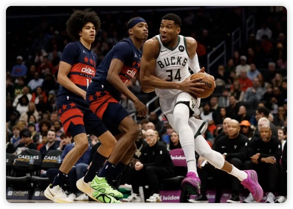 字母18分&6犯離場薩爾22分 庫茲馬19+8雄鹿險勝奇才 